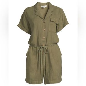 beach lunch lounge collection green romper